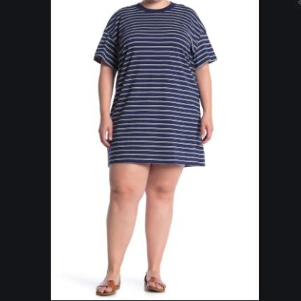 Madewell Tina Stripe T-Shirt Dress - Picture 3 of 7